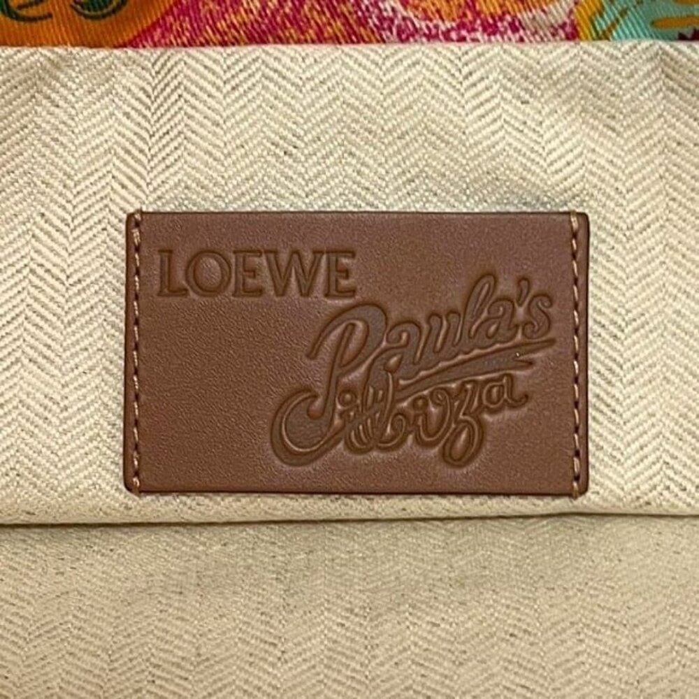 Loewe Drawstring Pouch Drawstring Ring Orange Pin… - image 10